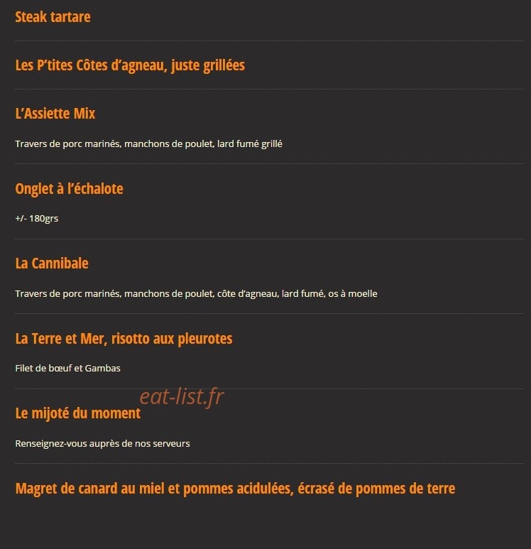 Les p'tites côtes — carte page 7