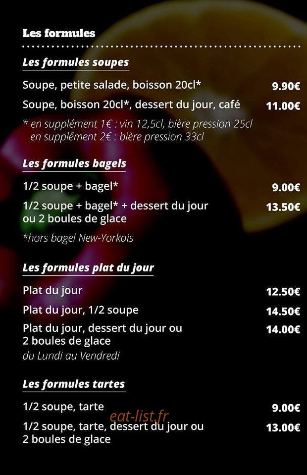 Les Saveurs du Potager — carte page 6