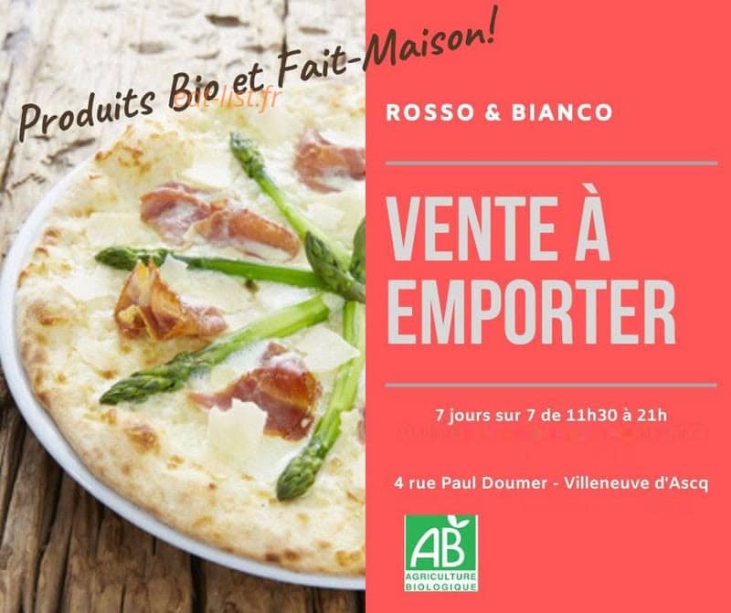 Carte et menu de Moulins d'Ascq à Villeneuve d'Ascq — Extrait de la carte