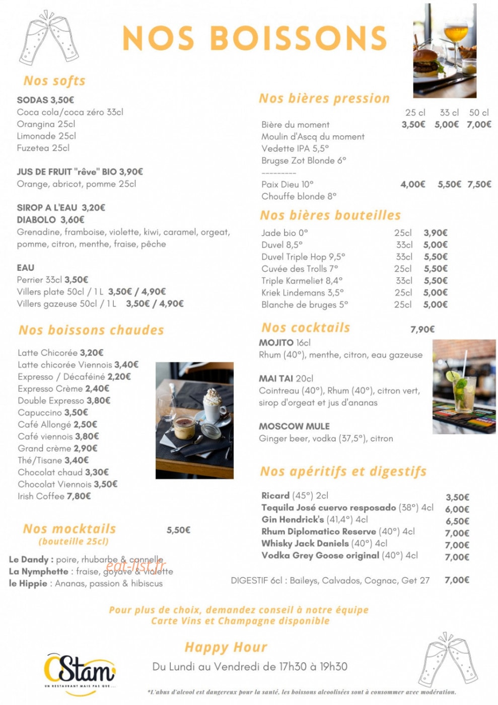 Ô'Stam — carte page 2