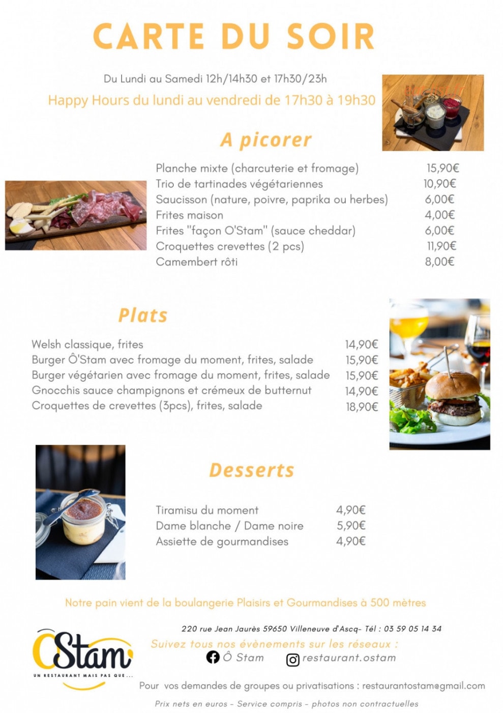 Ô'Stam — carte page 3