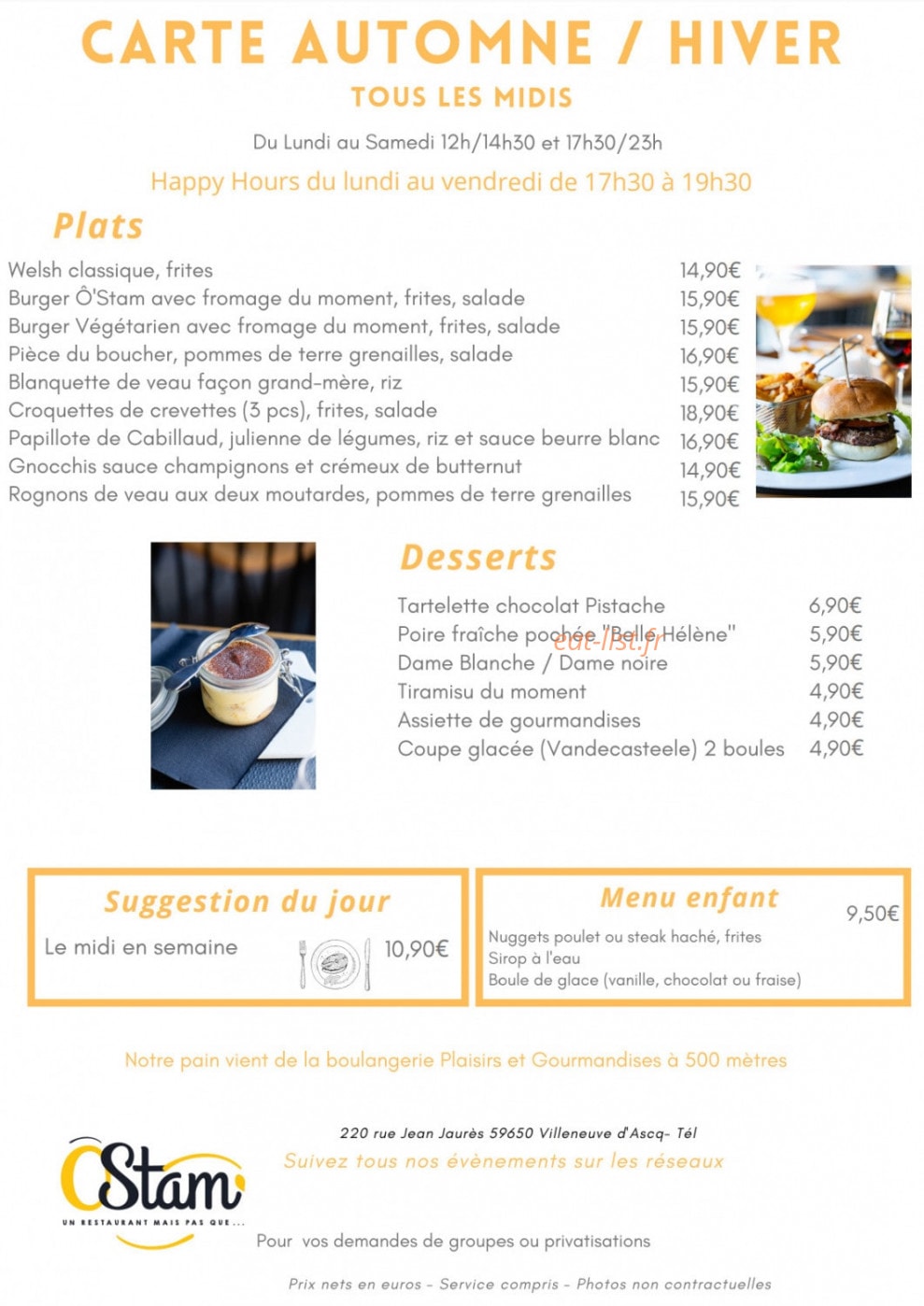 Ô'Stam — carte page 1