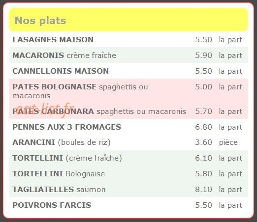 Pizza Zio — carte page 3