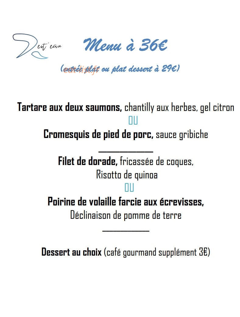 Rest'eau — carte page 2