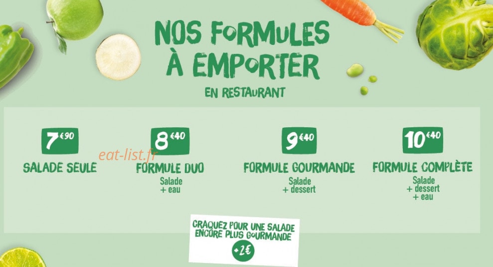 Salad&Co — carte page 2
