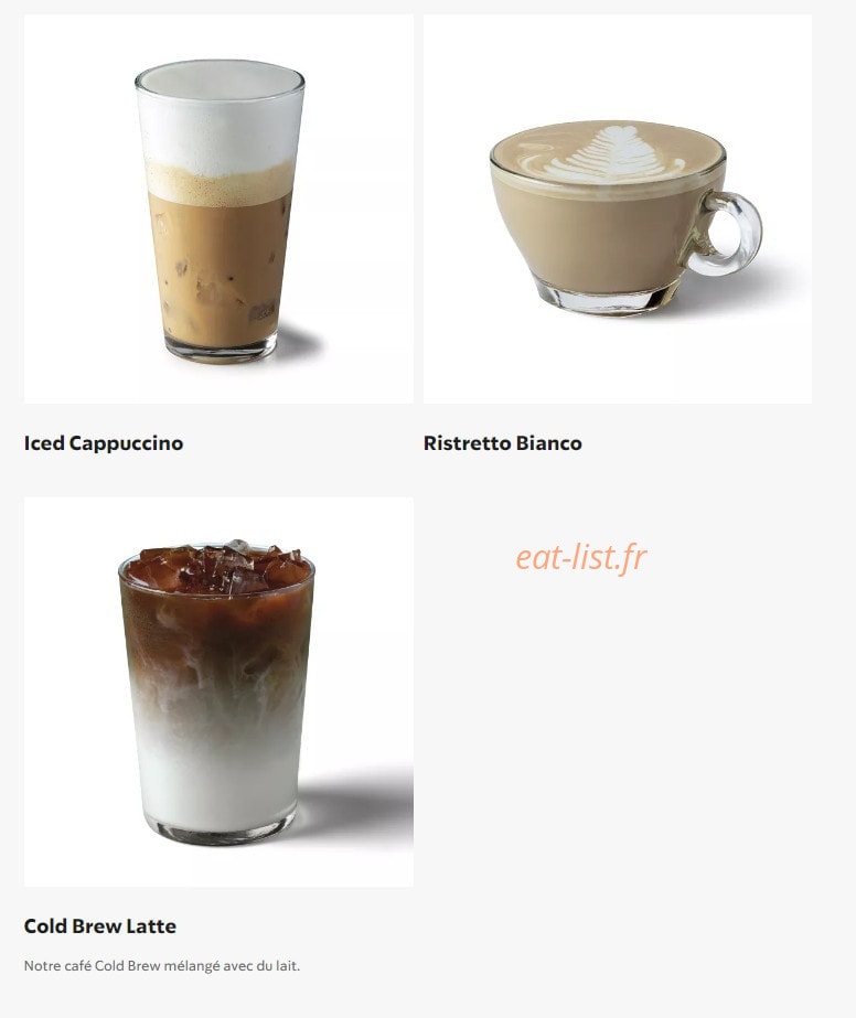 Starbucks — carte page 15