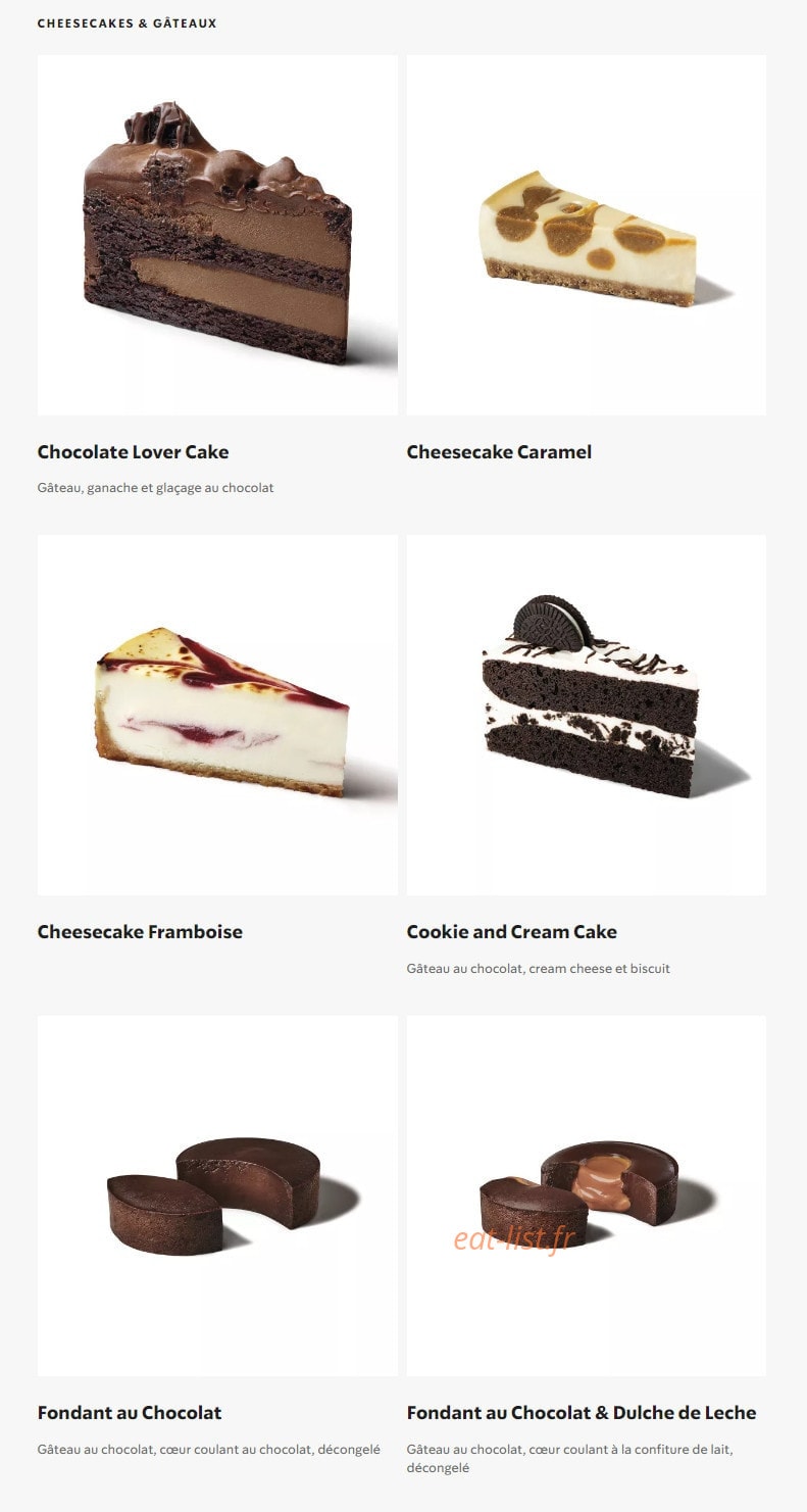 Starbucks — carte page 9