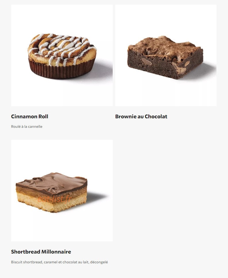 Starbucks — carte page 2