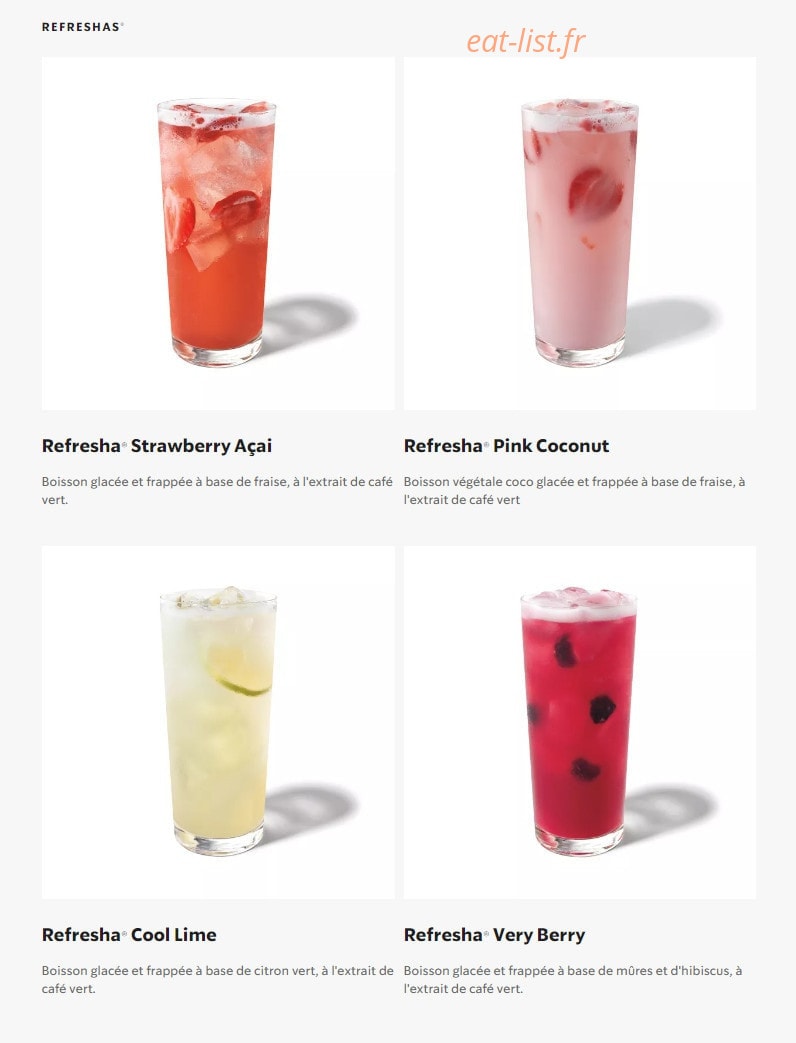 Starbucks — carte page 27