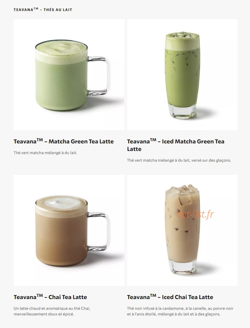 Starbucks — carte page 23