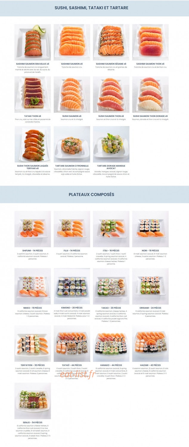 Taobento — carte page 3