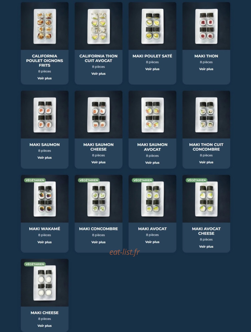 Taobento — carte page 9