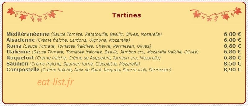Tartatou — carte page 5