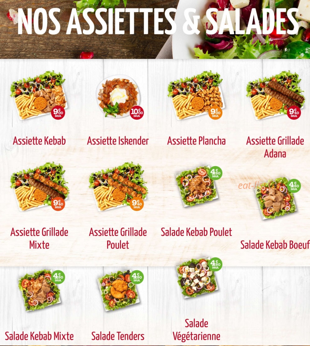 Gur Kebab — carte page 2