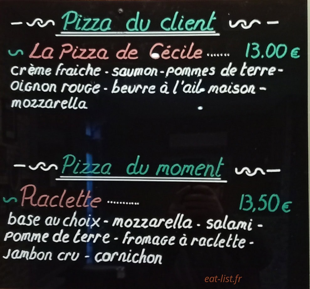 Pizz'appétit — carte page 6