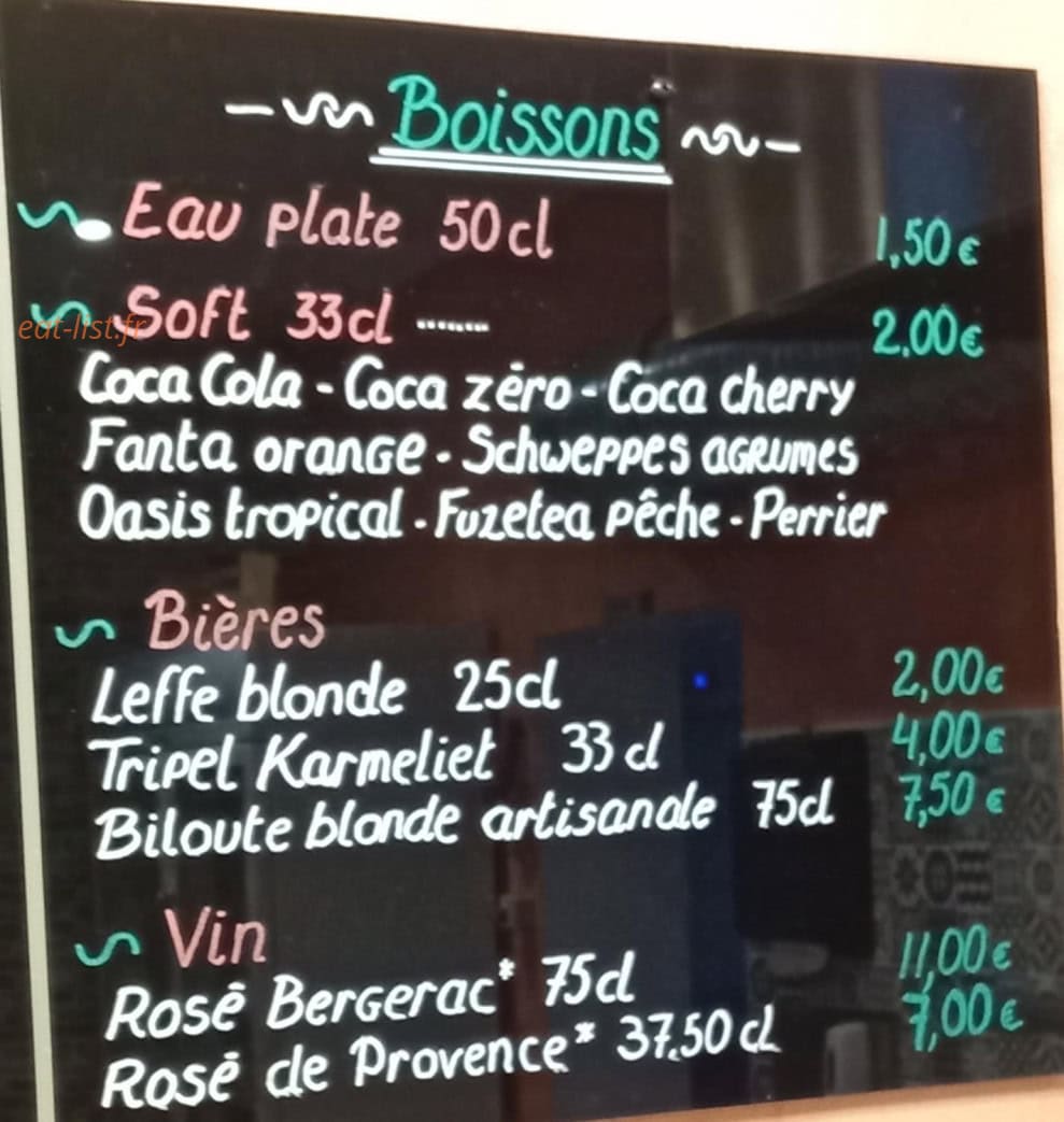 Pizz'appétit — carte page 5
