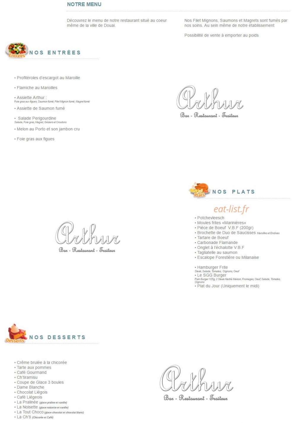 Arthur — carte page 1