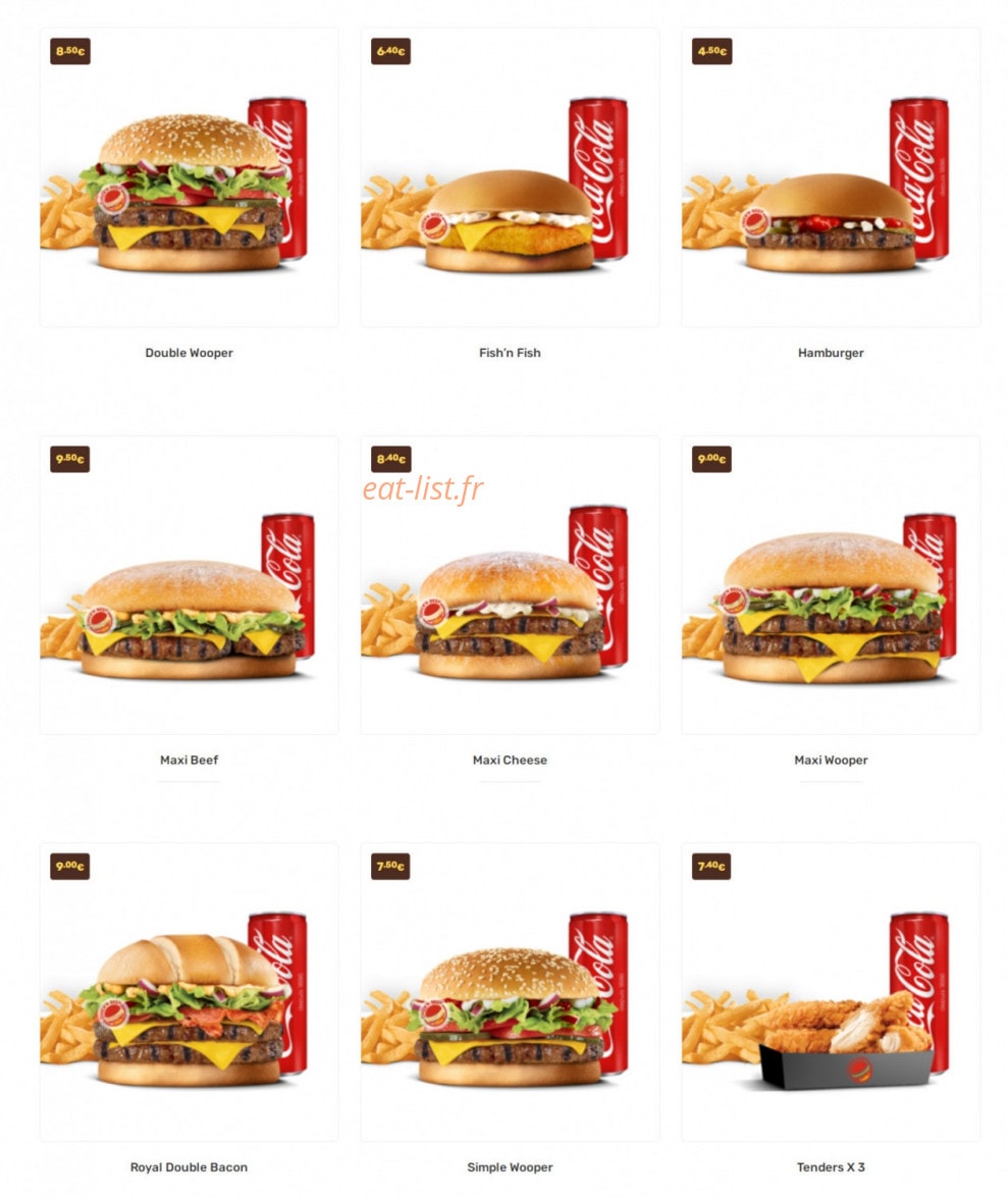Chick'n Beef — carte page 2