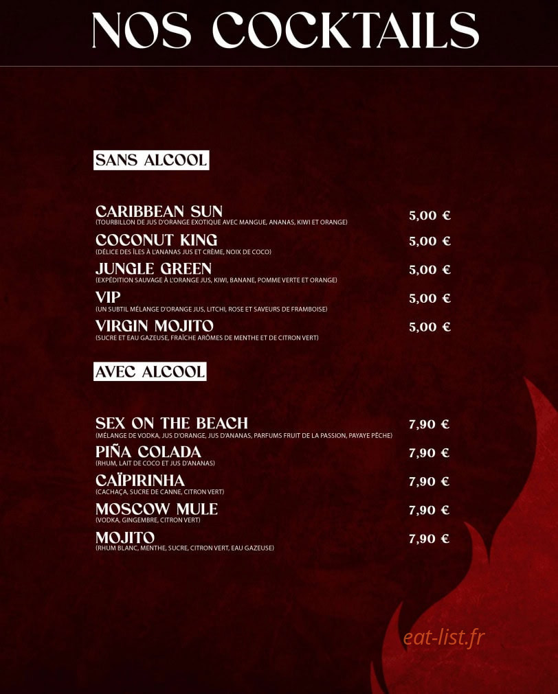 El Churrasco — carte page 8