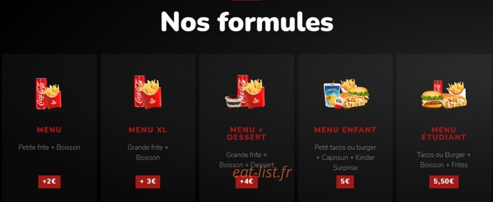 Kassia Food — carte page 1