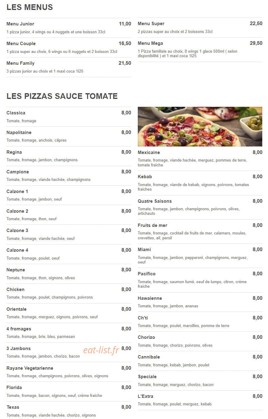 La Bella Vita — carte page 1