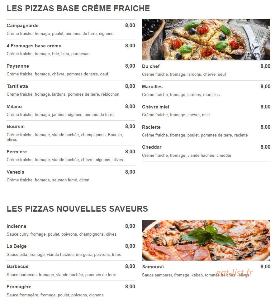 La Bella Vita — carte page 2