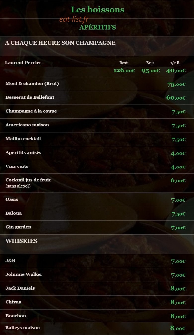 Le Baloua — carte page 6