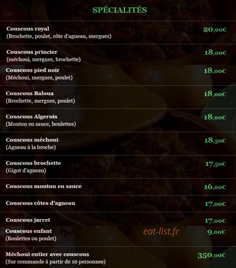 Le Baloua — carte page 2
