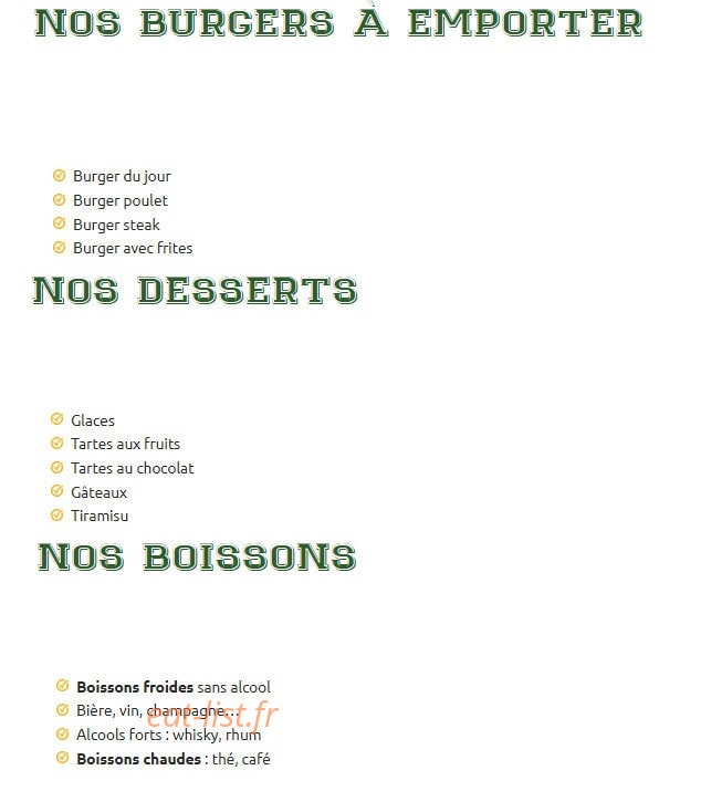 Le Carillon — carte page 1