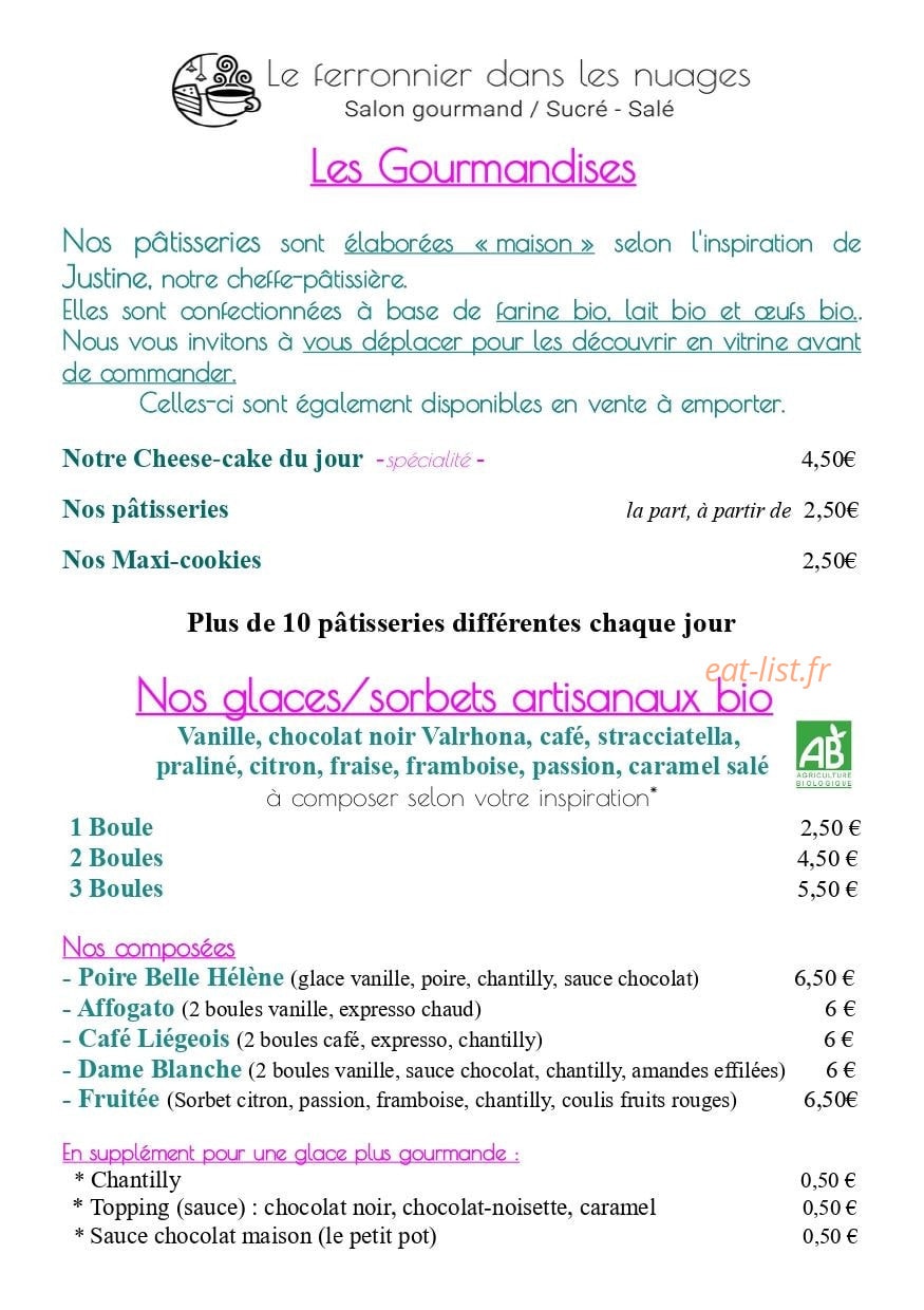 Le Ferronnier dans les Nuages — carte page 5
