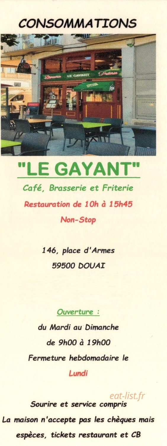 Le Gayant — carte page 1