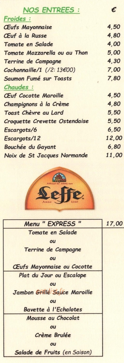 Le Gayant — carte page 2