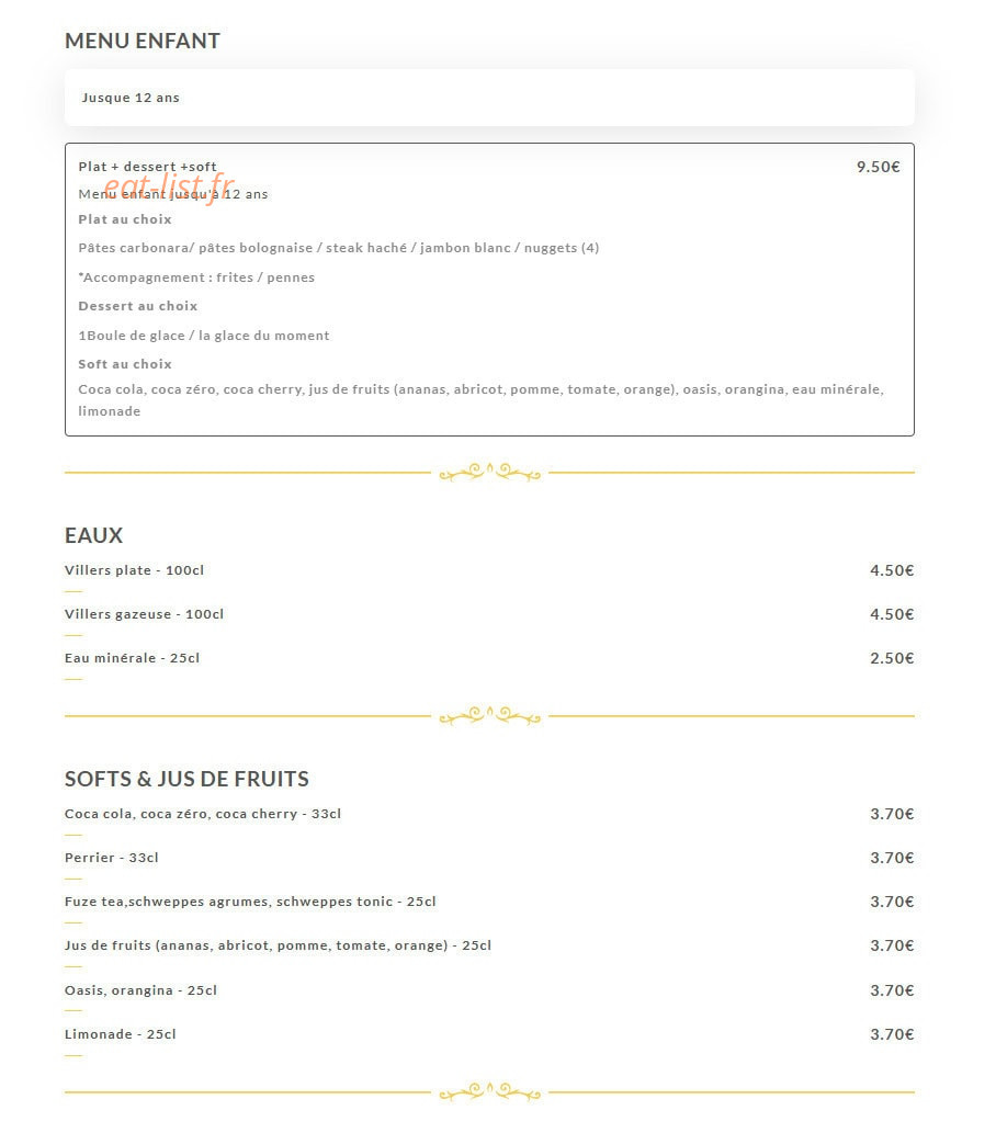 Le Welcome — carte page 4