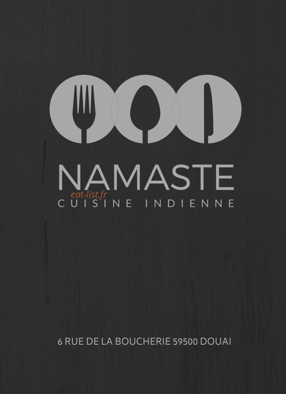 Namaste — carte page 1