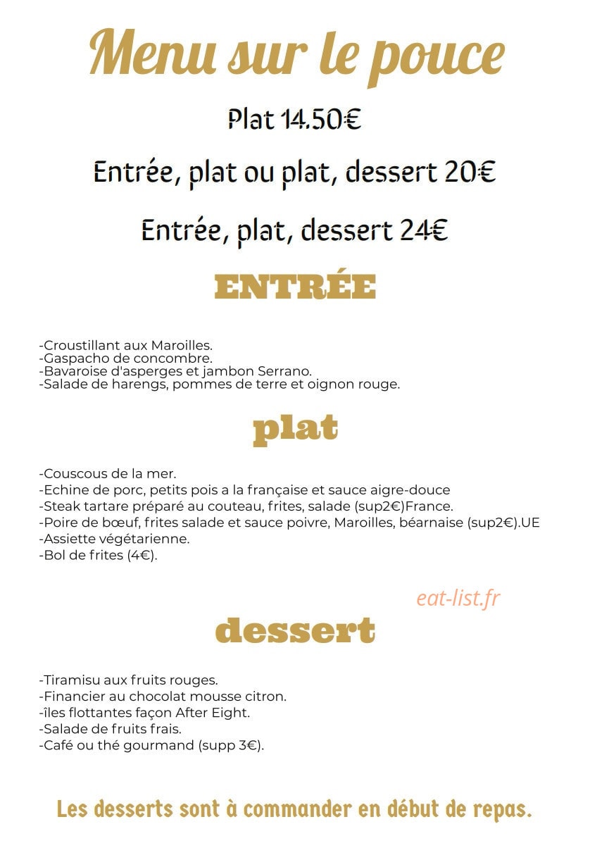 Nicolas... La Suite au Cottage — carte page 2