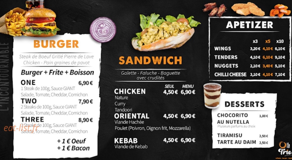 O'Trio — carte page 3