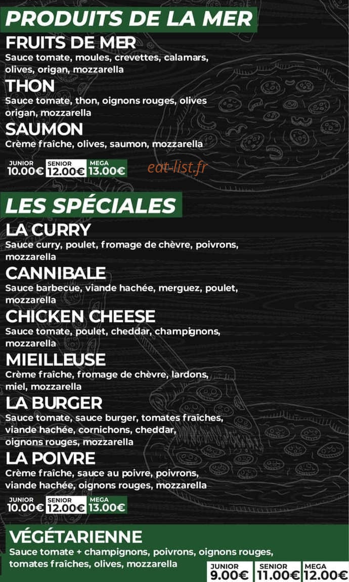Pizza Home De Gayant — carte page 2