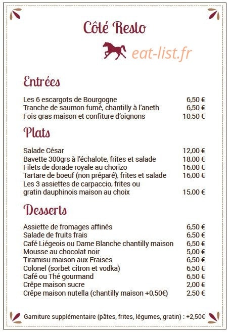 Le comte — carte page 1