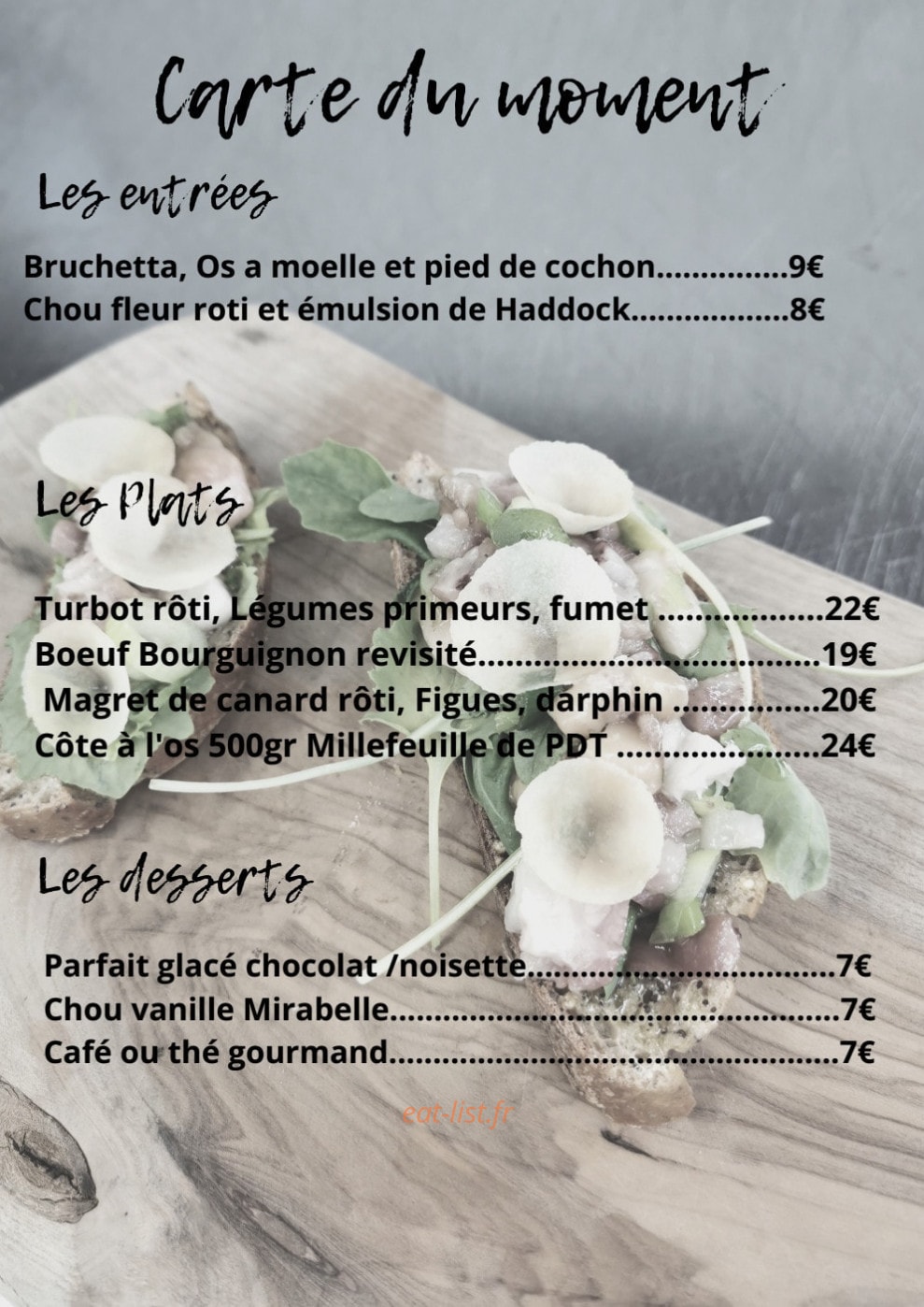 Le 30' — carte page 1