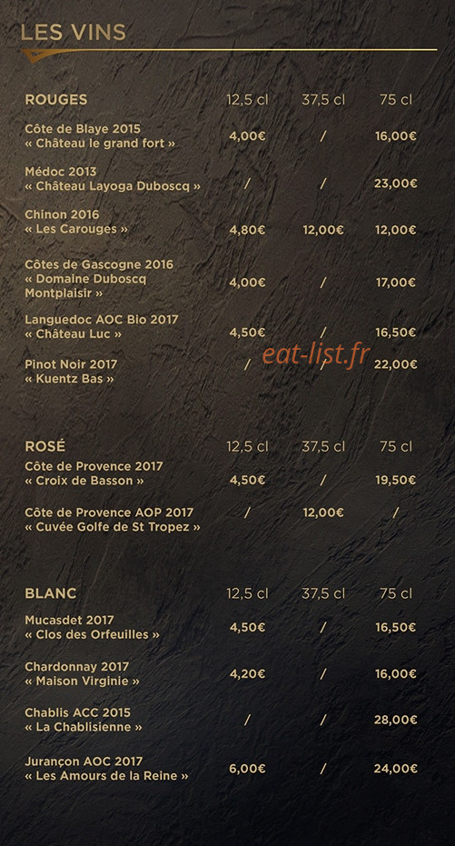 Le Dôme 33 — carte page 6