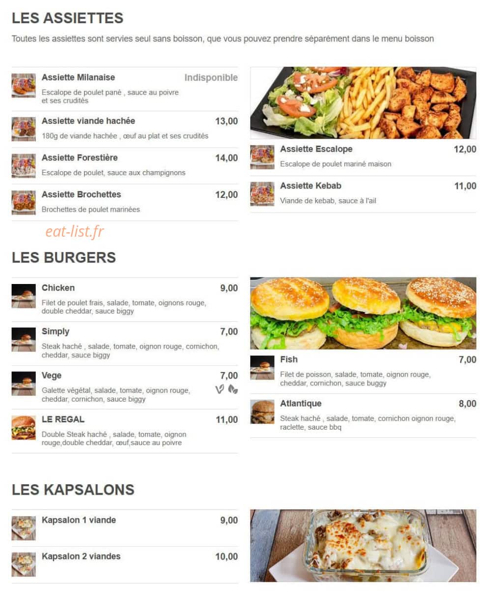 Le Regal — carte page 1