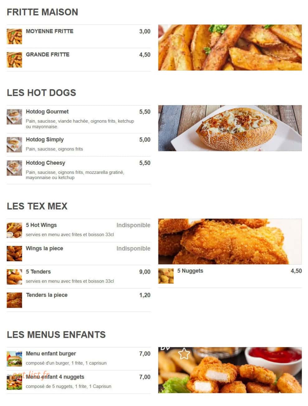 Le Regal — carte page 3