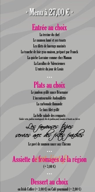 Le chalet — carte page 1