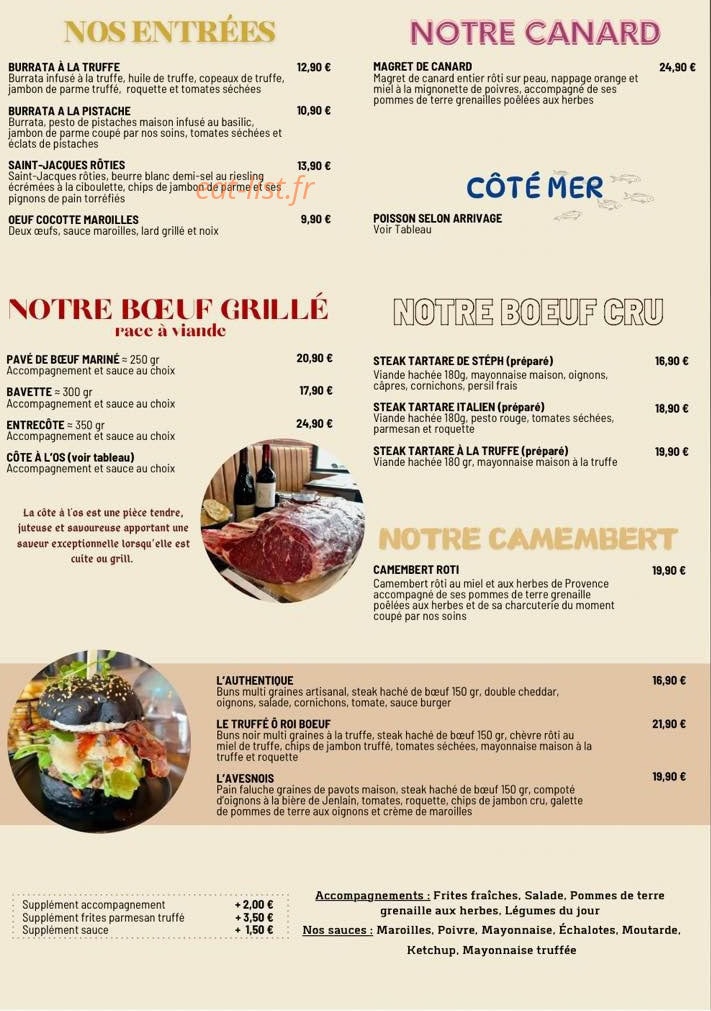 Ô Roi Boeuf — carte page 1