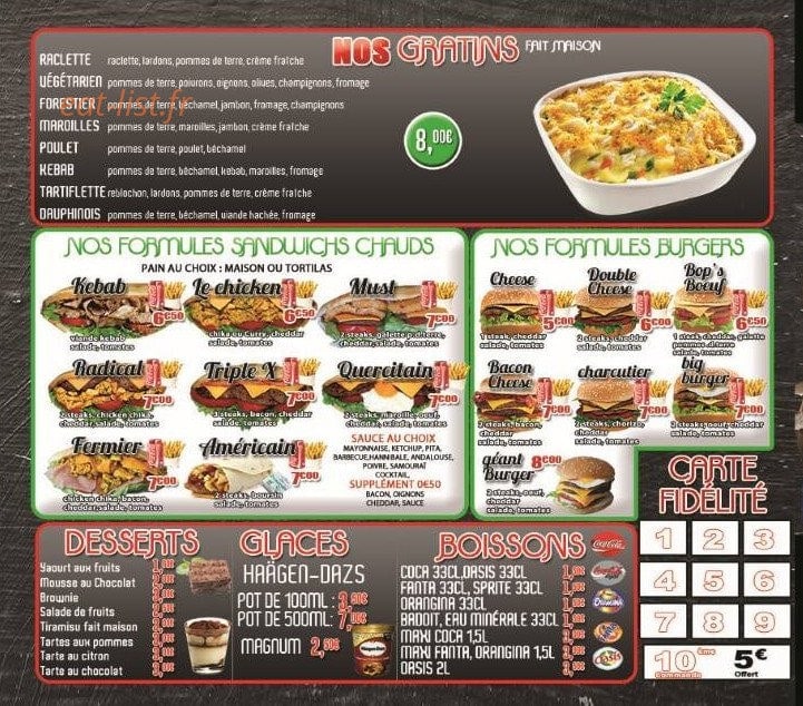 Pizza buon gusto — carte page 3