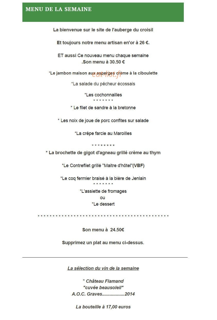 Le Croisil — carte page 2