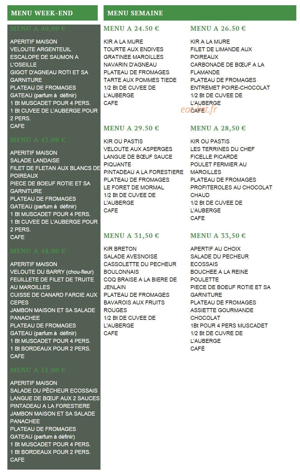 Le Croisil — carte page 1