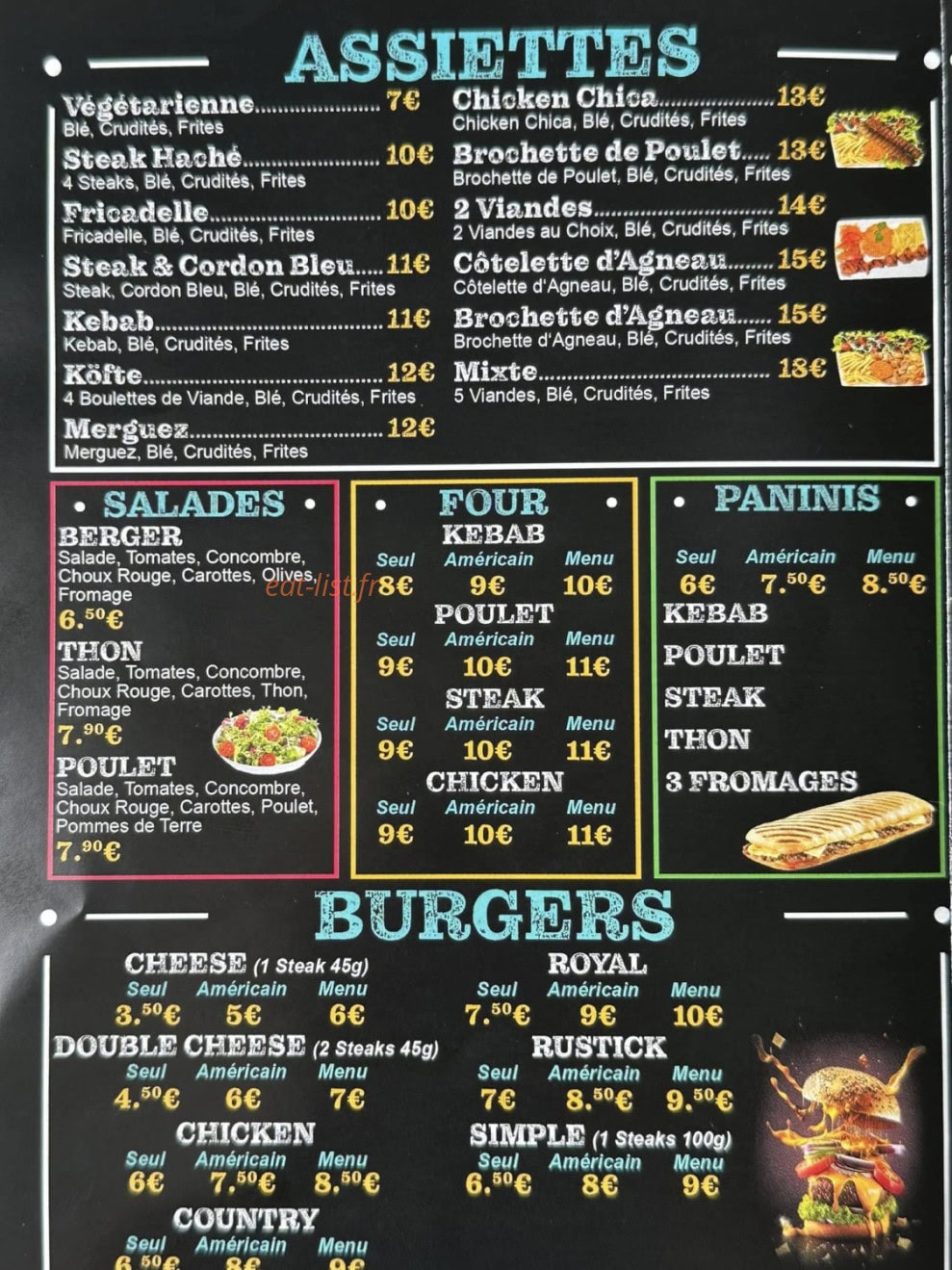 Grill Volcan — carte page 2