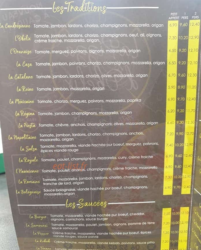 La pizza d'obelix — carte page 2