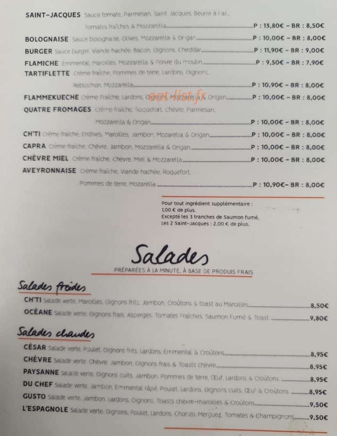 Le Gusto — carte page 3